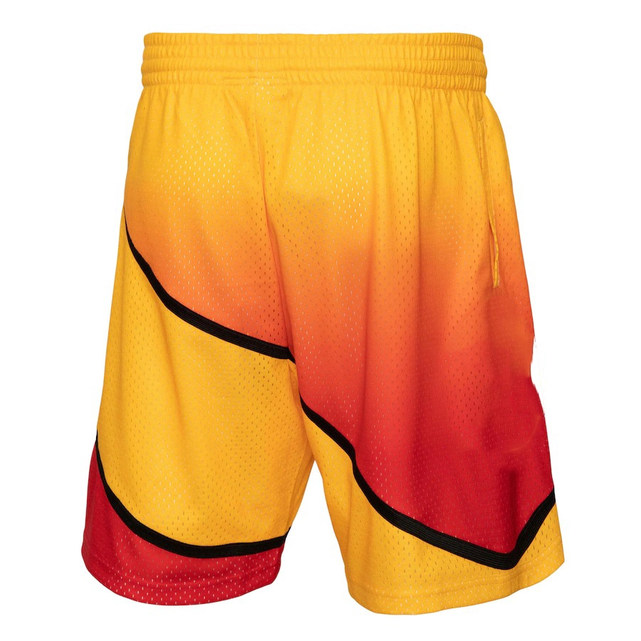 Custom Sublimation Mesh Shorts American Team Basketball Wear Men&prime;s Atlanta Basketball Shorts