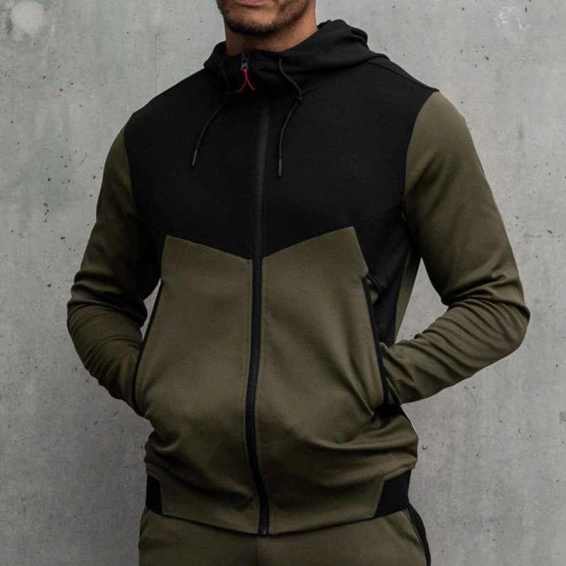 Wholesale Sports Hoodies Custom Mens Plain Full Zip up Hoodies