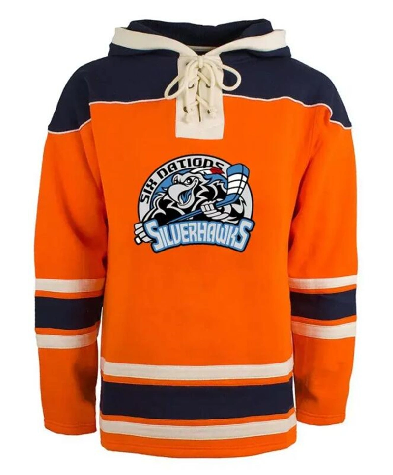 76mcustom Embroidery Hockey Hoodie Sublimation Ice Hockey Jerseys