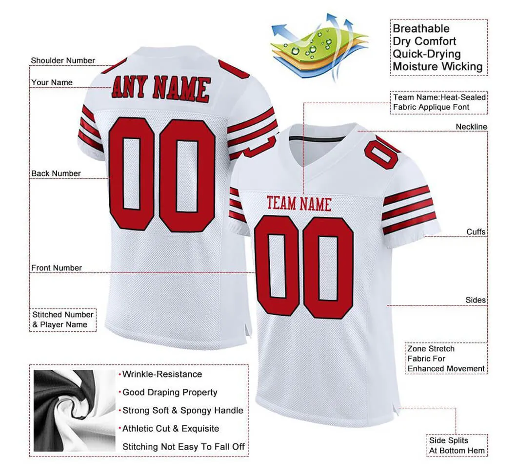 New Design Carnival Clothing Custom Made Sports Wear Full Sublimation Printing American Football Jerseys