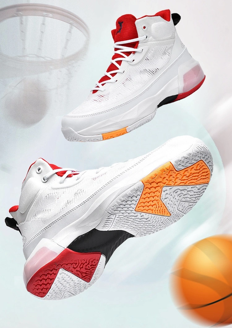 Fashion Basketball Shoes Comfortable High Top Training Boots Mens Shoes Casual Sport Outdoor Sneakers Athletic Sport Shoes Anti-Skid Wear-Resistant