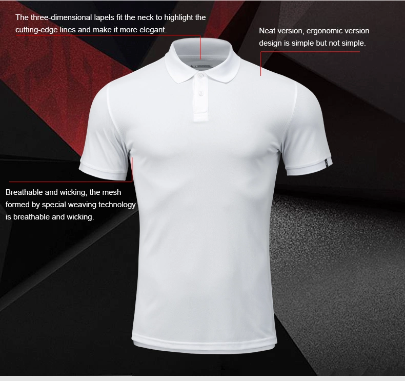 Pure Color Polo Shirts Shorts Sleeves Casual Sports Style Tops for Men