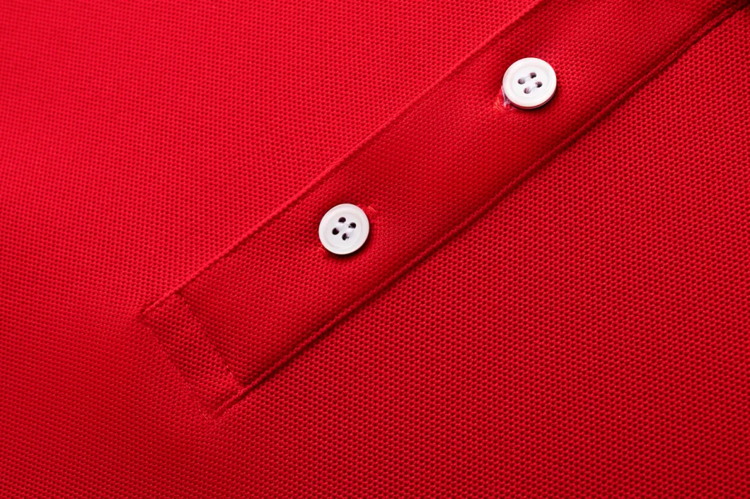 Red Embroidered Custom Golf Performance Polo T Shirt Cotton Corporate Sport Crown Logo Polyester Work Wear Customized Men Clothing