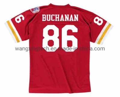Customize Football Jersey Kansas City #86 Buck Buchanan 1969 Throwback Home American Football Jersey
