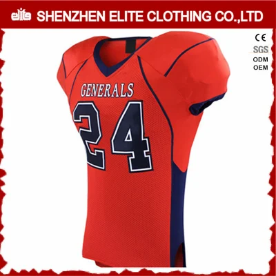 Custom Design Quick Dry Tackle Twill Polyester American Football Jersey
