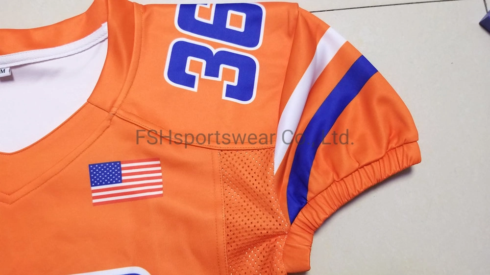 New Design Custom Made Full Sublimation Printing American Football Jerseys