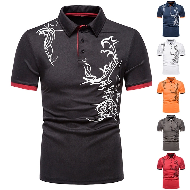 Factory Direct Price Cotton Simple Fitness Sports T-Shirt Slim Men&prime;s Polo Shirt