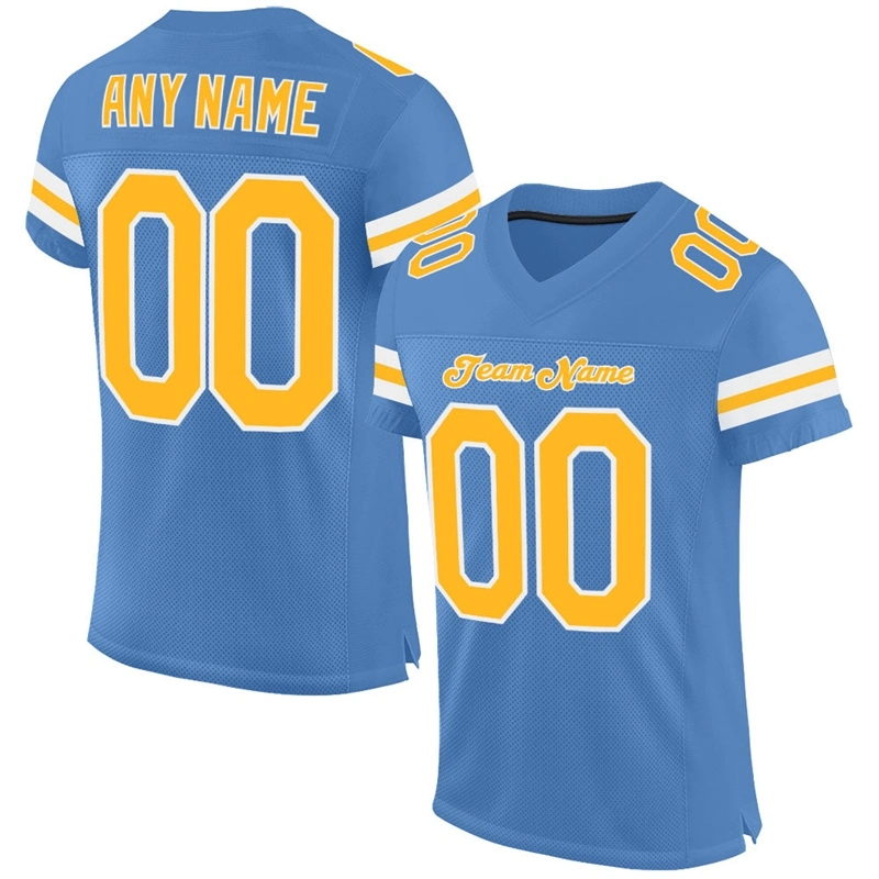 Team Name Sublimation Printing High Quality Customized American Football Jersey