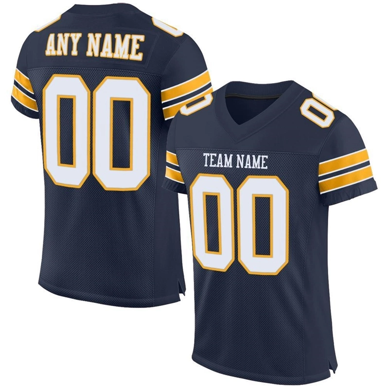 Team Name Sublimation Printing High Quality Customized American Football Jersey