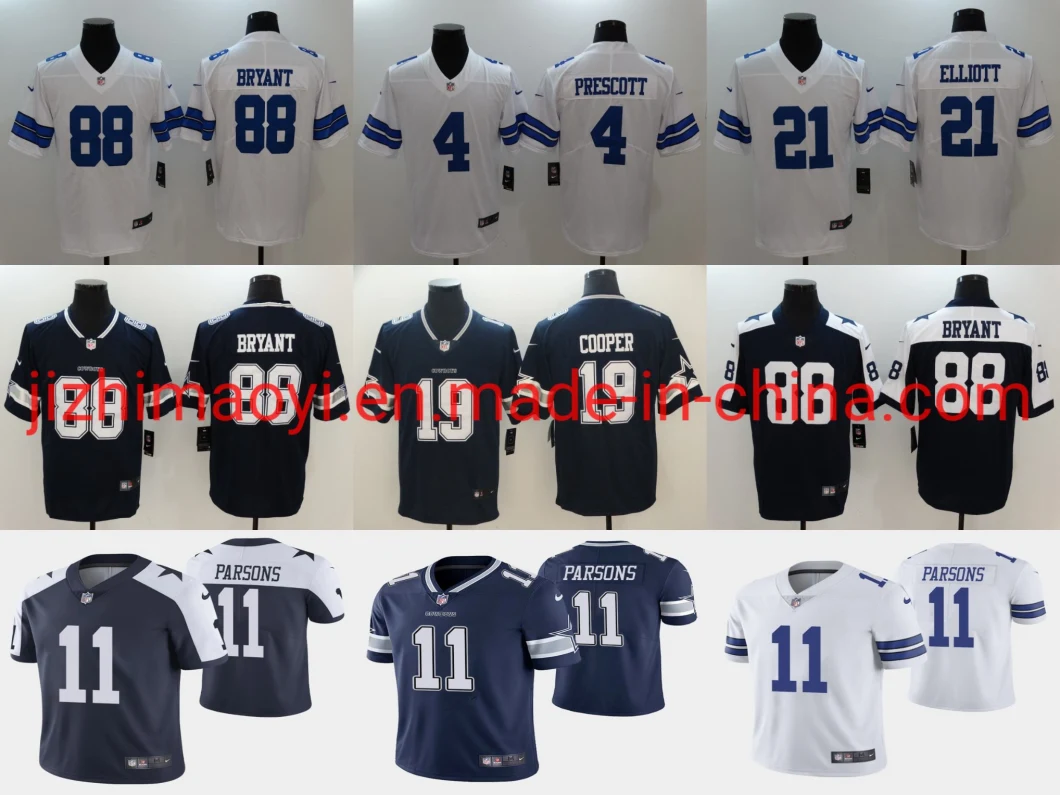 Wholesale 2021 N-FL Team Cowboys Jerseys American Football T Shirts Dallas Sports Wear