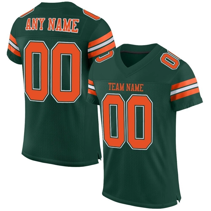 Team Name Sublimation Printing High Quality Customized American Football Jersey