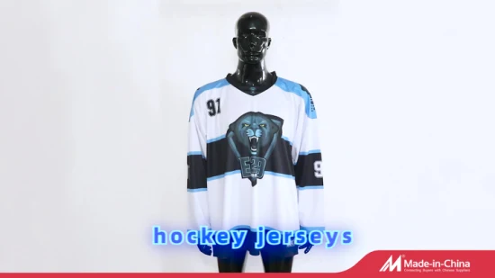 Custom Ice Hockey Uniform Full Dye Sublimation Reversible Practice Jersey Hockey Jersey