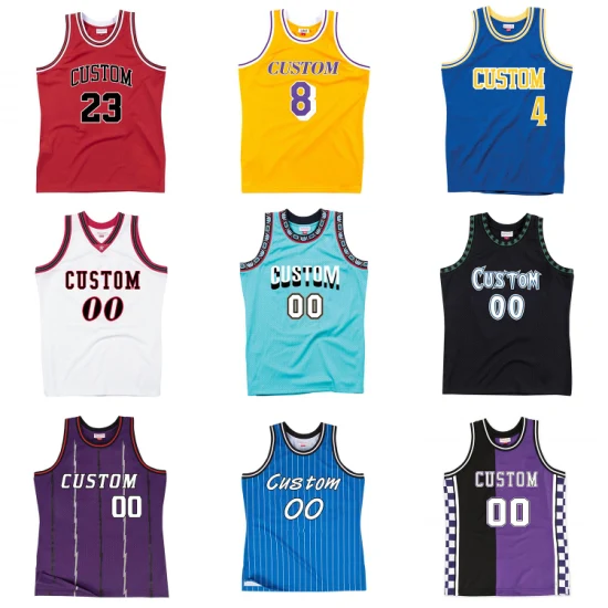 Basketball Wear Sublimation Reversible Practice Jersey Singlets Custom Basketball Jersey